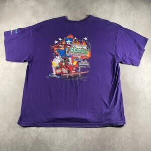 90s Vintage NHRA O'Reilly Spring Nationals Drag Racing Purple Men's Size XL